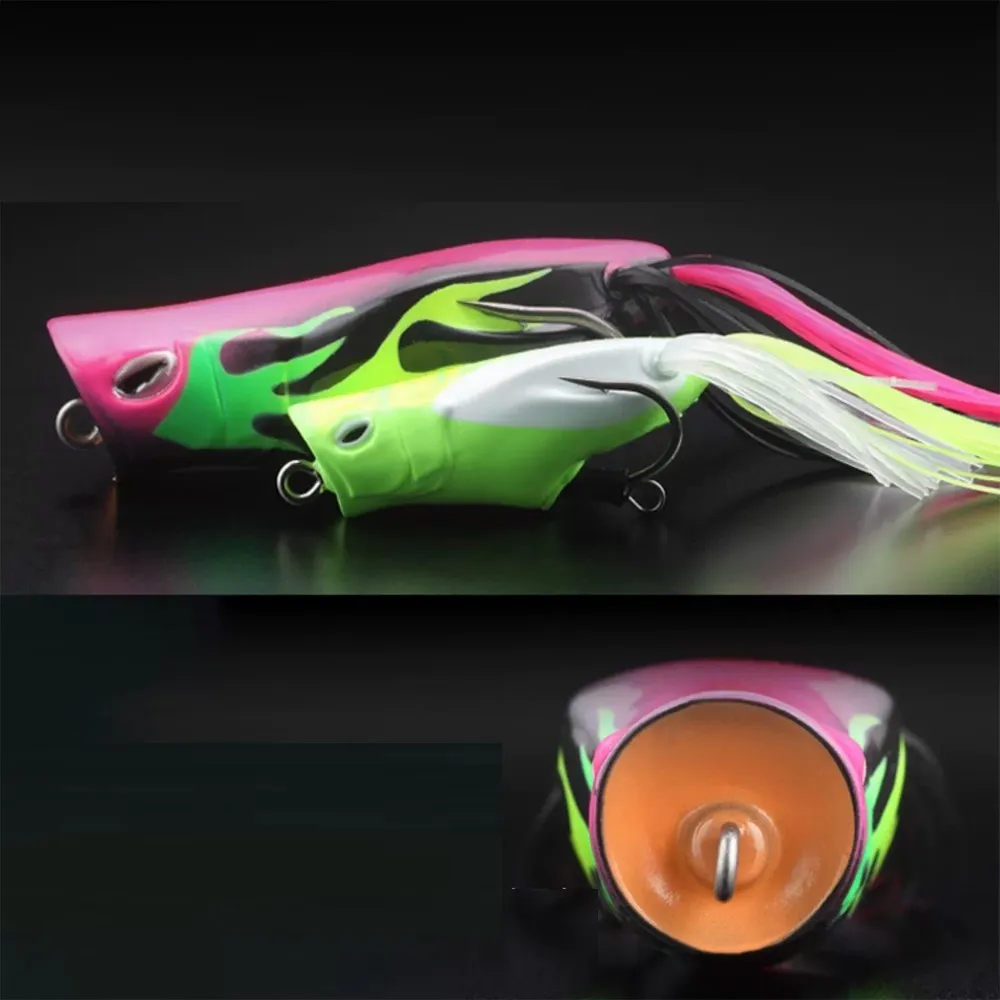 JACKALL SPIN GAVACHO FROG 46mm 6,2g señuelo de pesca de agua superior flotante Popper Rana cebo duro Señuelos de agua dulce para pesca - imagen 3