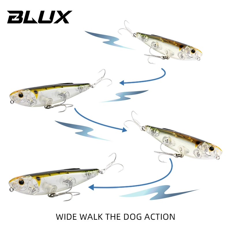 BLUX STRAY DOG 95 Topwater lápiz 95MM 15,2g superficie Walker señuelo de pesca caminar el perro Artificial agua salada lubina cebo duro aparejos - imagen 3