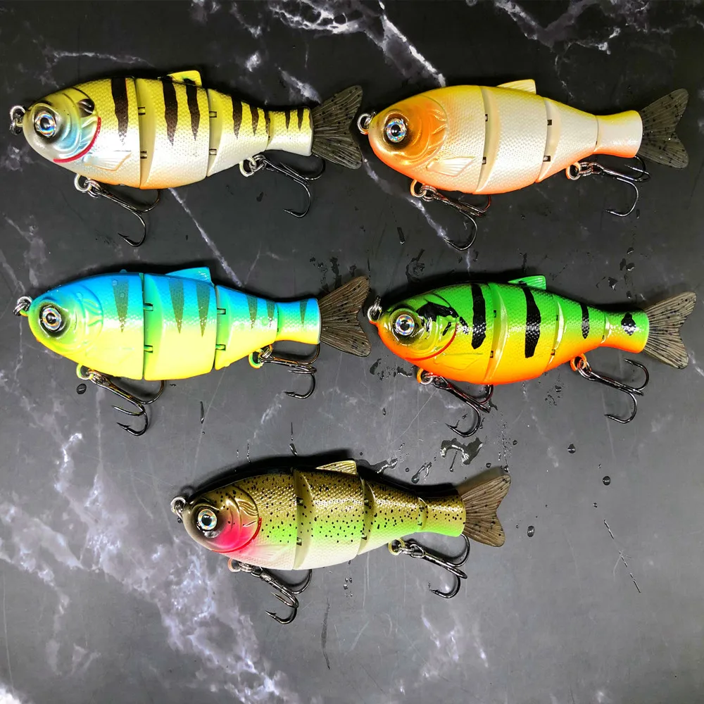 GREENSPIDER-señuelo de piezas de cuerpo duro, aparejo de cebo de pesca de lucio, articulado, 140mm/38,8G, Swimbait, nuevo - imagen 5