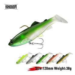 Kingdom Vinilo T-Tail para Lubina con Anzuelos Triples