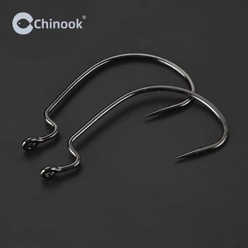 Anzuelo Texan EWG con púas Chinook – Carbón para lubina y carpa - imagen 3