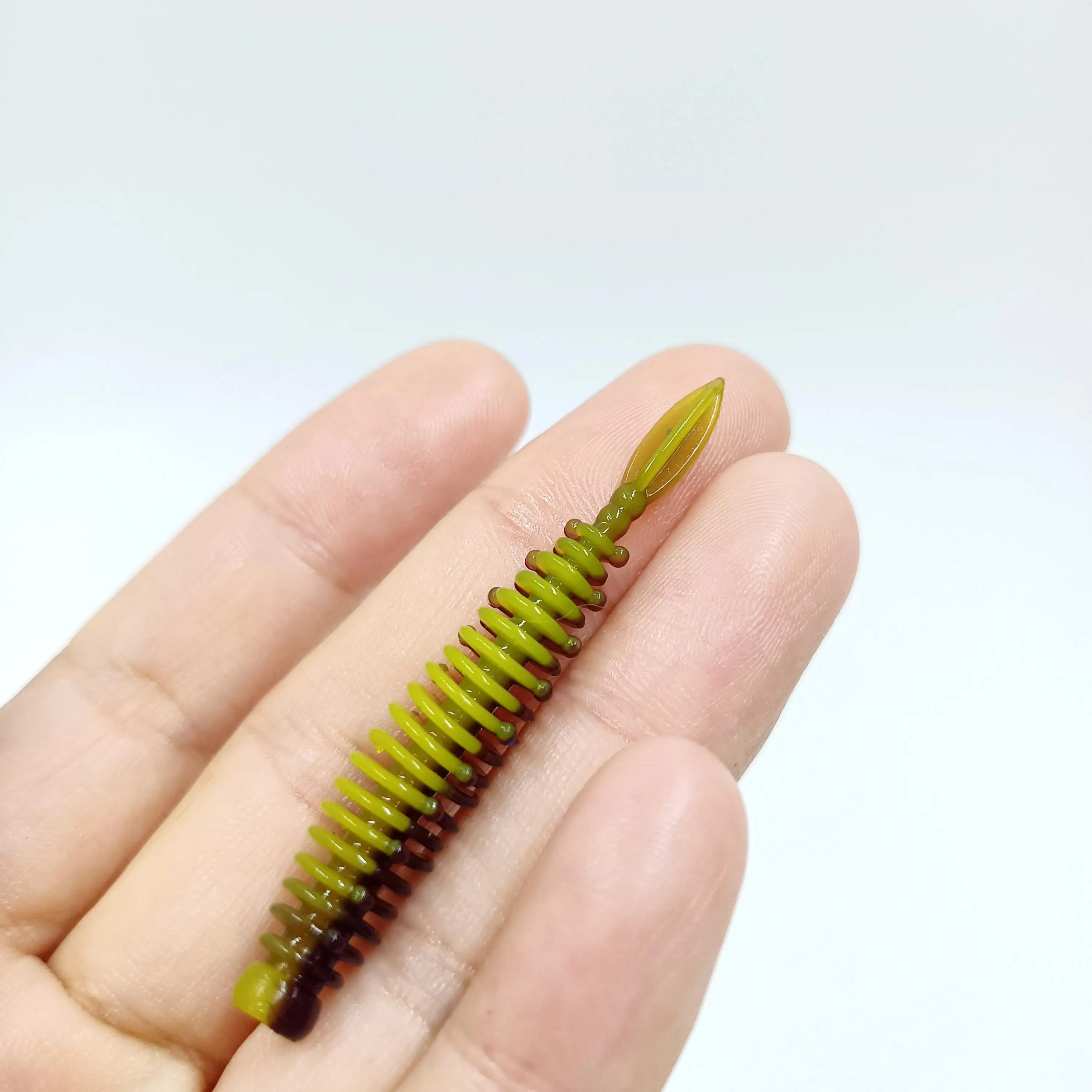 DUODUOYU 15 Uds 60mm TPE señuelo de Pesca suave flotante 1g Mini cebo de calidad suave Isca Artificial Pesca lubina Leurre Souple aparejos - imagen 4