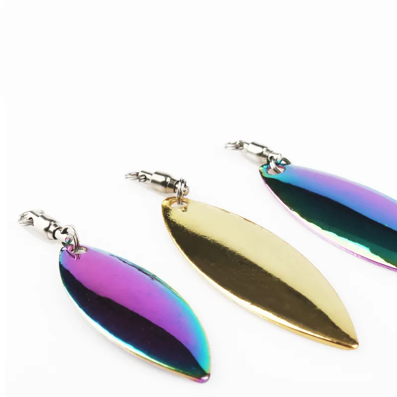 Accesorios de Señuelos de Pesca DIY, cuchara de ranas, señuelos Jigbait, cebo giratorio, rotación reflectante, lentejuelas, cucharas ruidosas, lote de 4 piezas en oferta - imagen 5