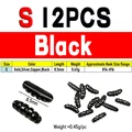 12pcs Black S