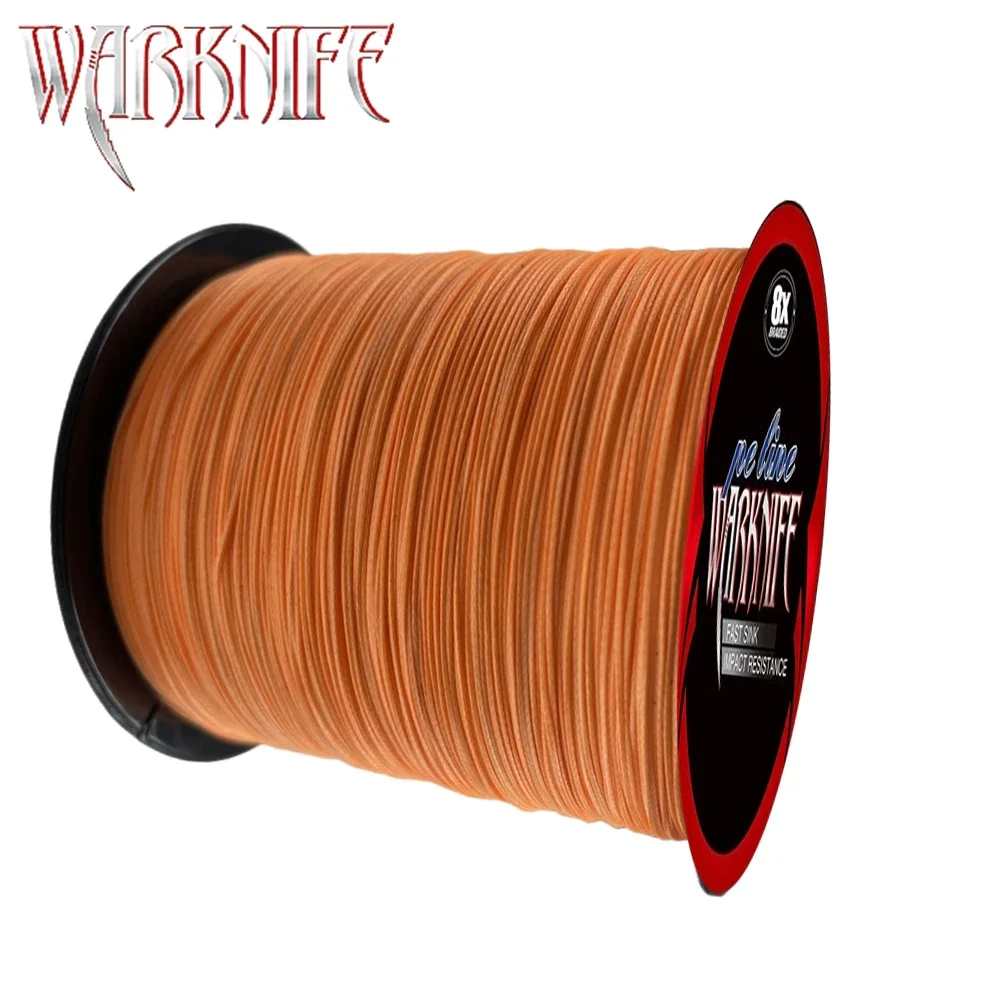 Warknife nuevo HALO naranja 300M 500M 1000M 1500M 2000M 8 hebras hilo de pescar trenzado mosca agua salada mar Japón hilo de pescar trenzado - imagen 4