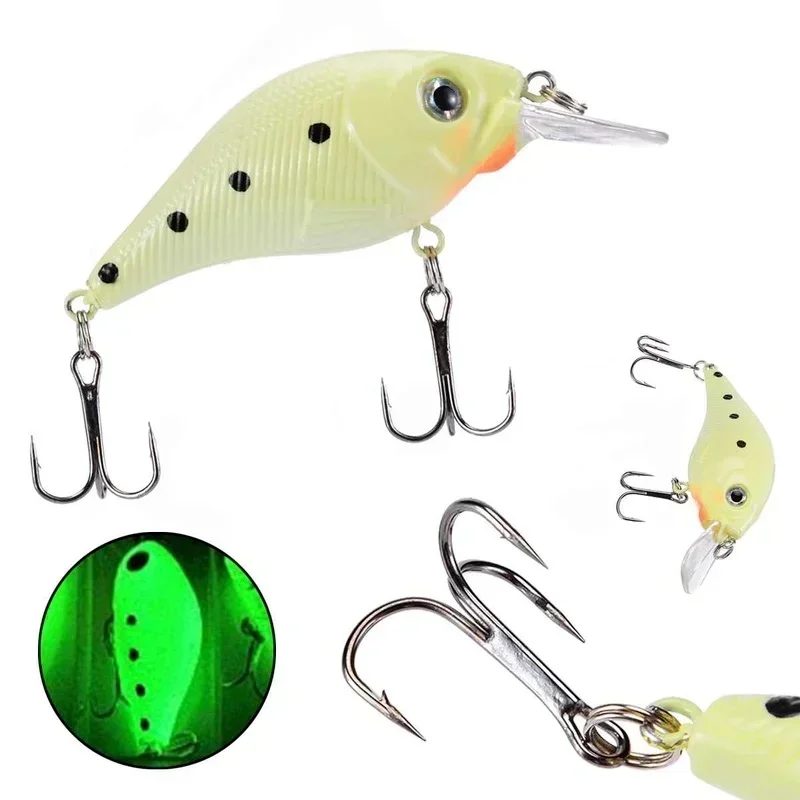 Juego de Señuelos de Pesca de pececillo luminoso, 5 uds., 8g-11g, manivela Popper, VIB, Kit de cebo de Rap, Wobbler, cebos duros artificiales para Lucio, Pesca - imagen 4