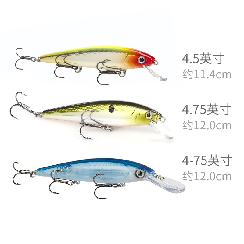 Strike King Jerkbait, Jackbait, Hover, Minolulu, perca - imagen 3
