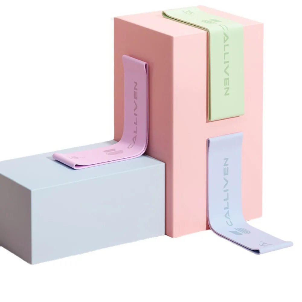 Banda de resistencia para Yoga, banda elástica, anillo deportivo, banda de tensión, banda elástica de silicona para mujer, accesorios de Pilates, círculo rizado de cadera - imagen 4