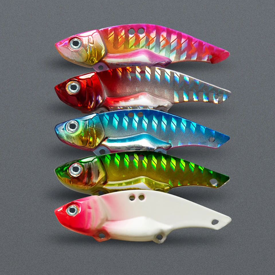 WALK FISH-Cebo giratorio de Metal VIB, 1 piezas, cuchara giratoria, Señuelos de Pesca de 12g 16g, Jigs, trucha, aparejos duros de Pesca de invierno - imagen 5