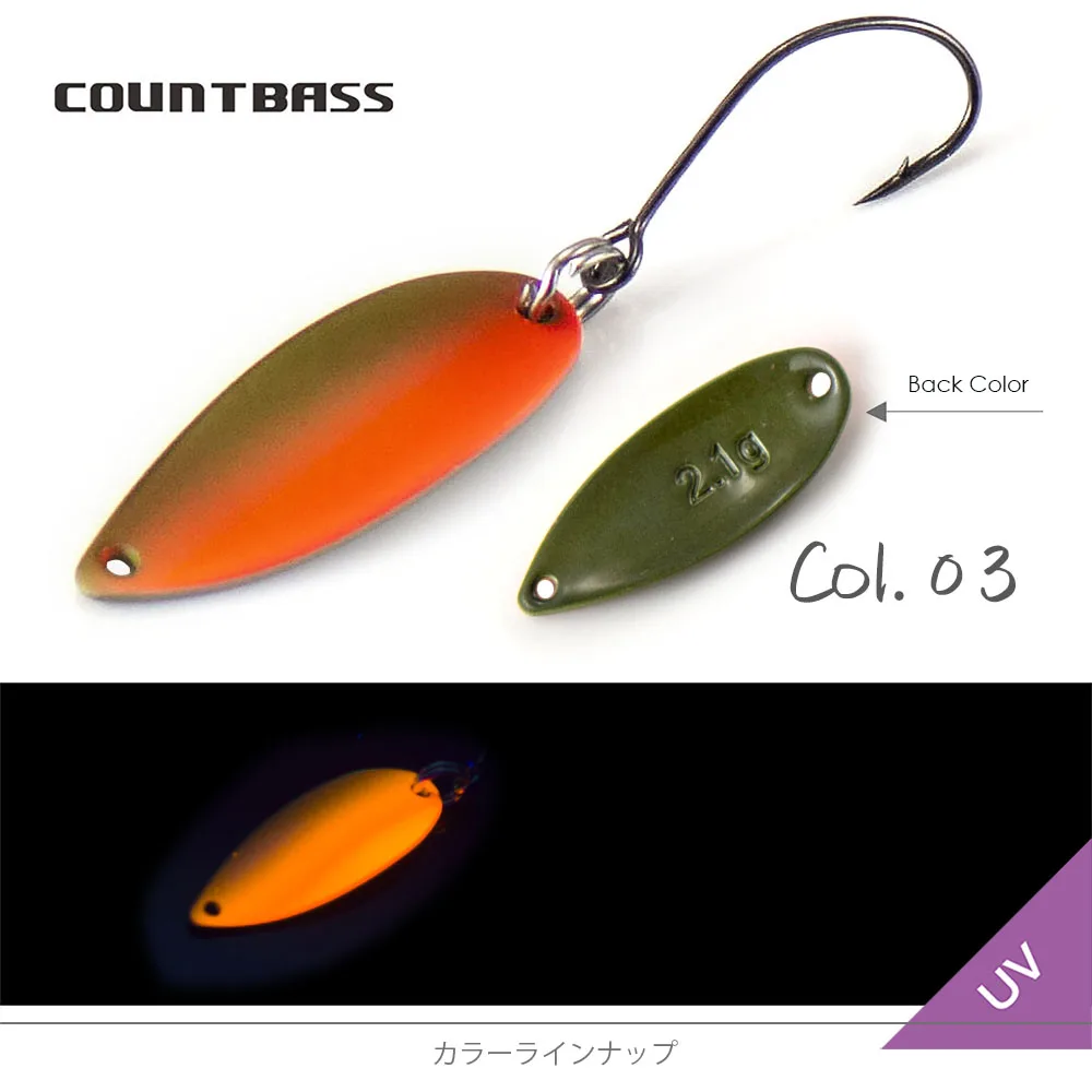 Condado con señuelo con iluminado UV con 2