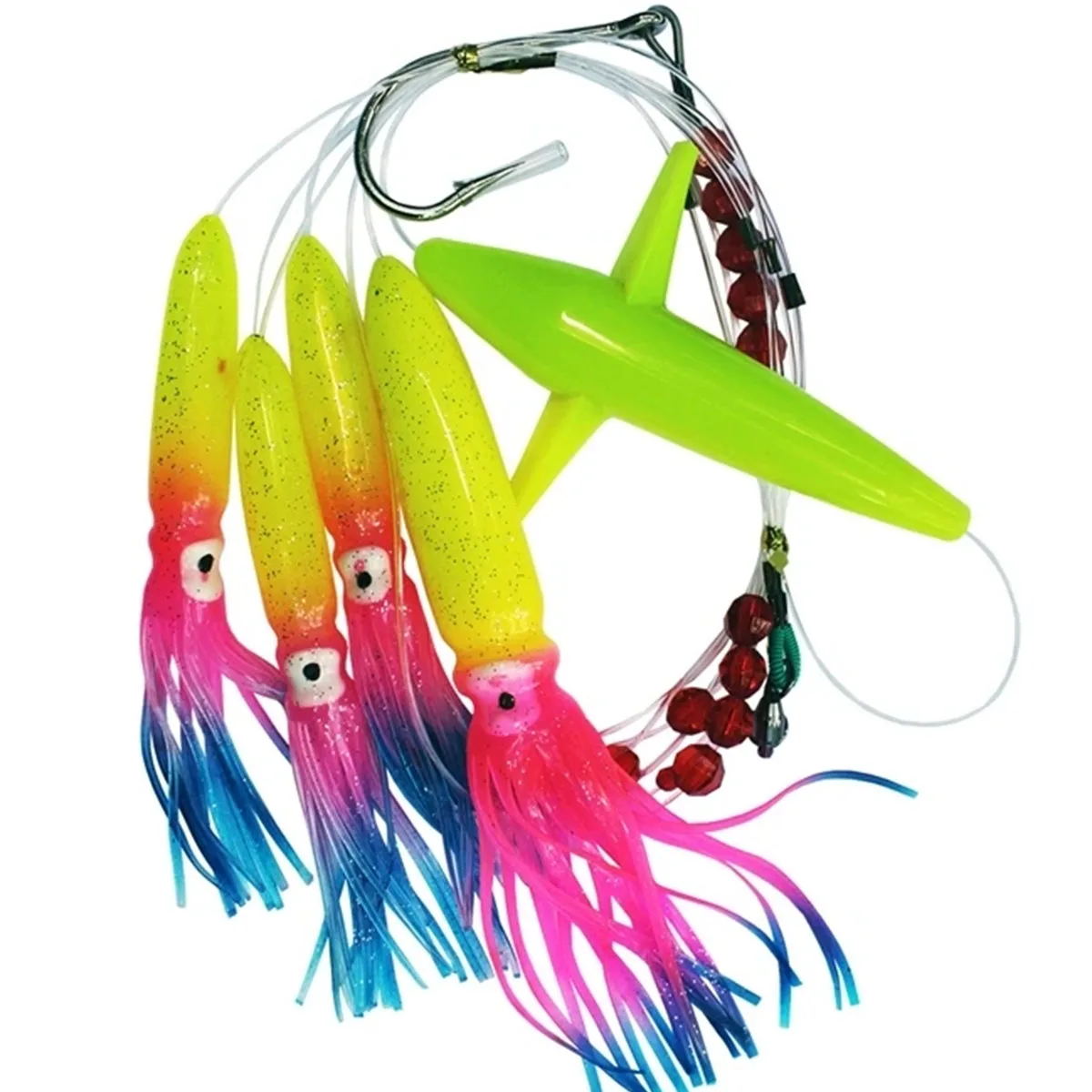 Cadena de margaritas de pesca, juego grande, Margarita, pájaro, bombilla, calamar, Trolling, pájaro, atún, señuelos de pesca, Teasers para Marlin, pez vela, juego grande - imagen 2