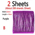 2 Sheets Purple