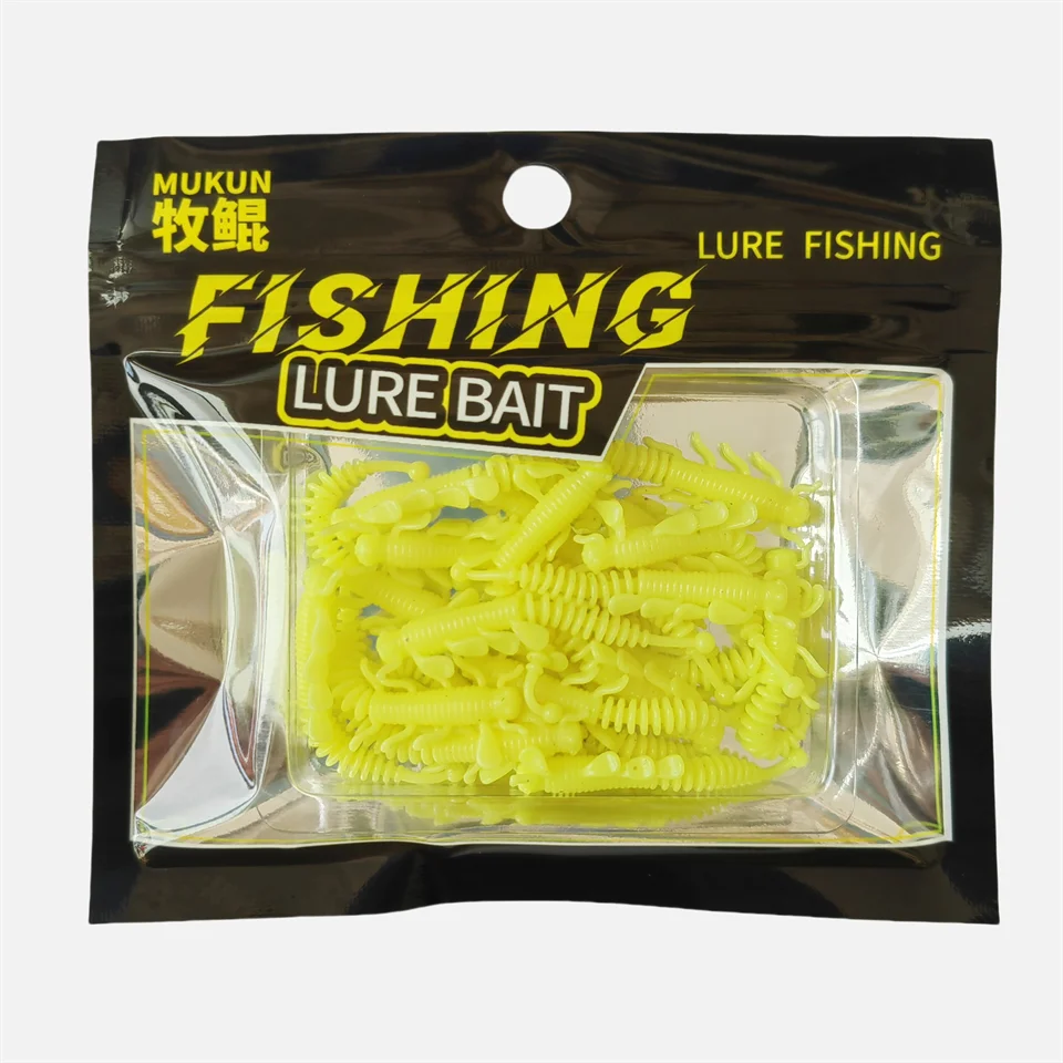 MUKUN Gusano Silicona Mini AJING para Rockfish y Bass - imagen 5