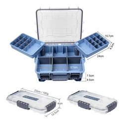 Caja de aparejos impermeable organizador para pesca deportiva