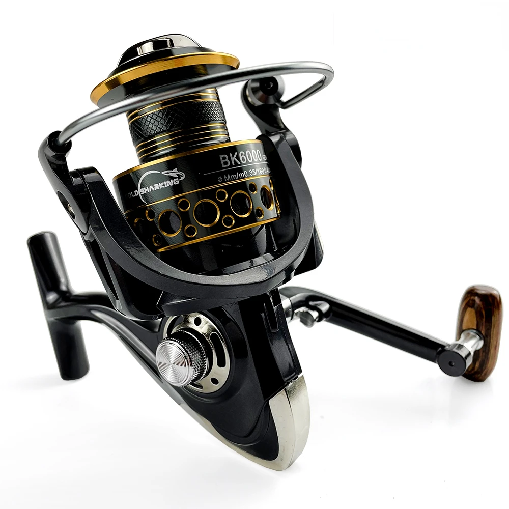 Carrete de pesca Baitcasting de alta calidad 5,2: 1/4, 7:1, relación de engranaje de alta velocidad, sistema de arrastre de 8kg, cuerpo de Metal suave y resistente para todas las aguas - imagen 2