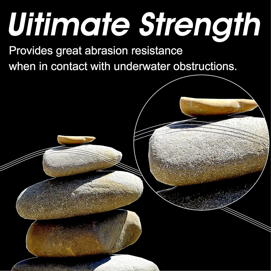 Línea de pesca recubierta de fluorocarbono, hilo guía de pesca de 100m, monofilamento de hundimiento más rápido, casi Invisible - imagen 5