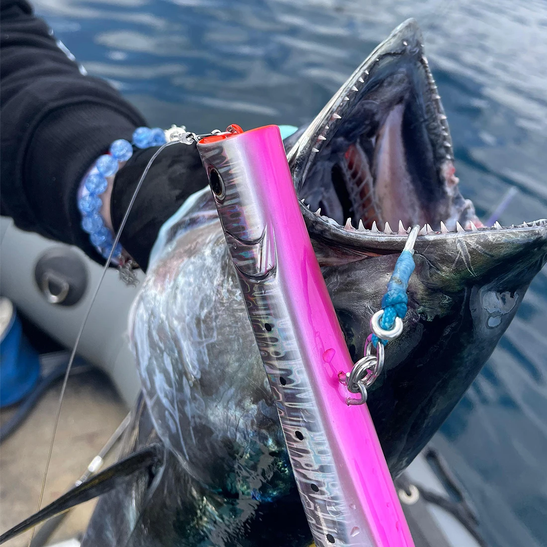 9KM 15 Uds anzuelo de Jigging anzuelos de asistencia de pesca de alta resistencia para agua salada gancho grande - imagen 4