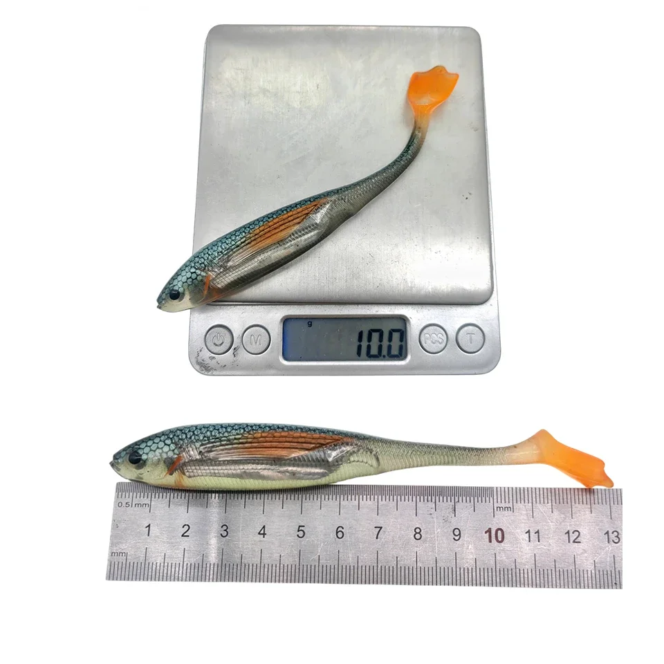 MUKUN cebo de silicona – gusano de sábalo 12,5 cm para lubina y trucha - imagen 3