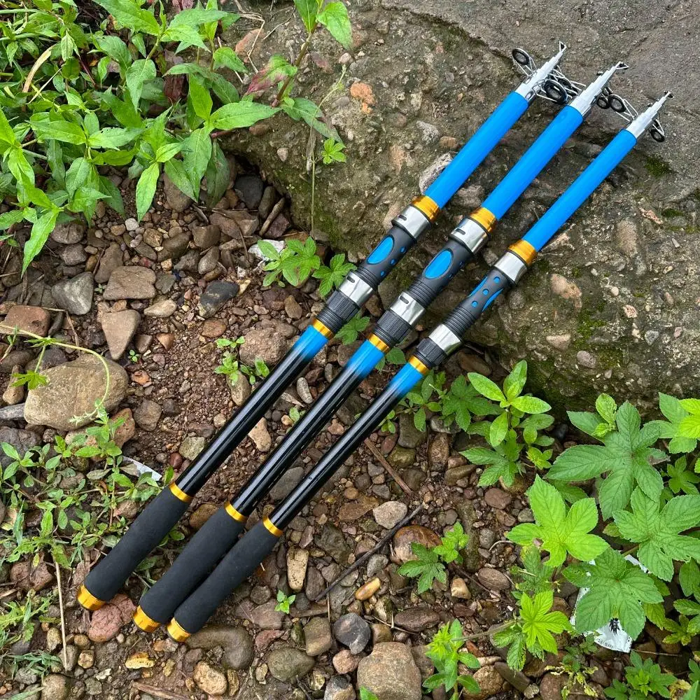 Caña de pescar de carpa 2,1-3,6, lanzamiento de larga distancia, fibra de carbono FRP dura, caña de pescar telescópica súper dura, herramientas de pesca - imagen 5