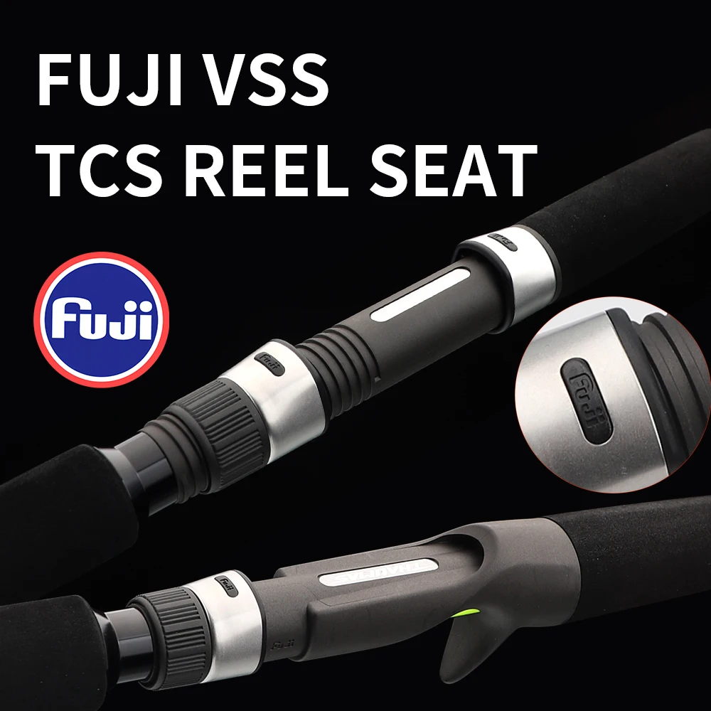 Caña Surf Casting FISHINGFANS Fibra Carbono Punta Noctilucente - imagen 5