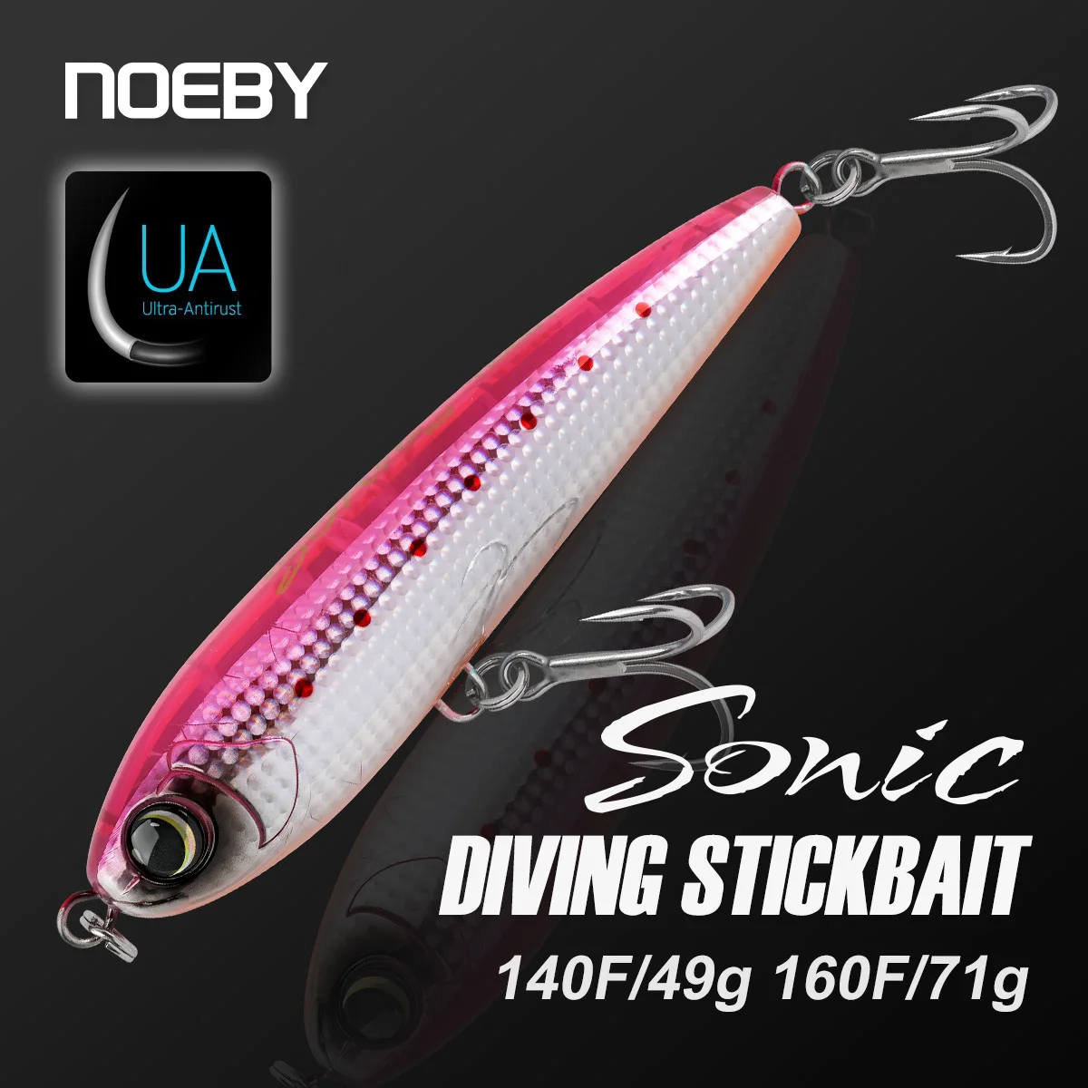 Noeby Stickbait Flotante – Señuelo artificial para GT, atún y kingfish