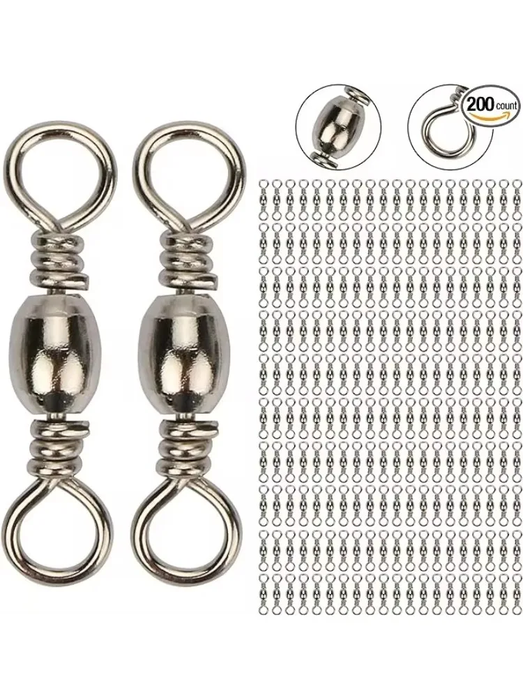Conector Giratorio Goture – Acero Inoxidable para Anzuelos