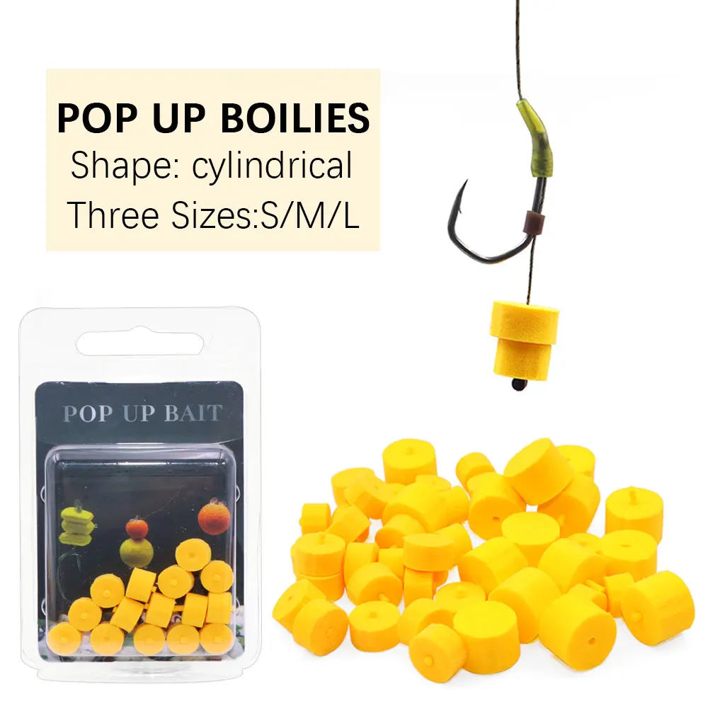 Alimentador de método de cebo para pesca de carpa, Boilies emergentes para aparejo de pelo, accesorios de pesca, aparejo Ronnie, aparejos terminales gruesos de carpa, 15 Uds.