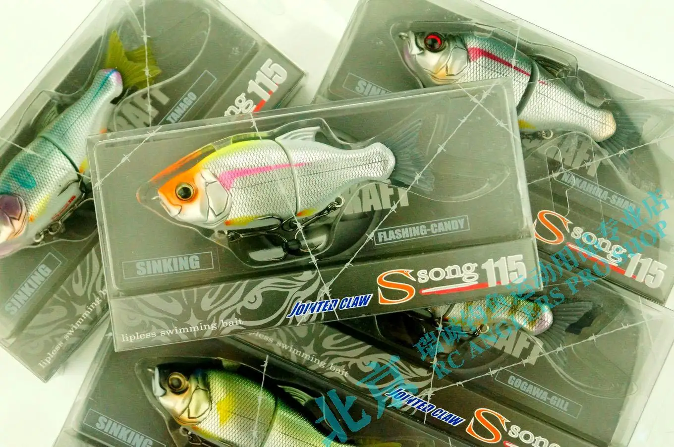 Pez pomo flotante japonés Gan Craft Song115, 28 gramos de calamar y perca - imagen 3