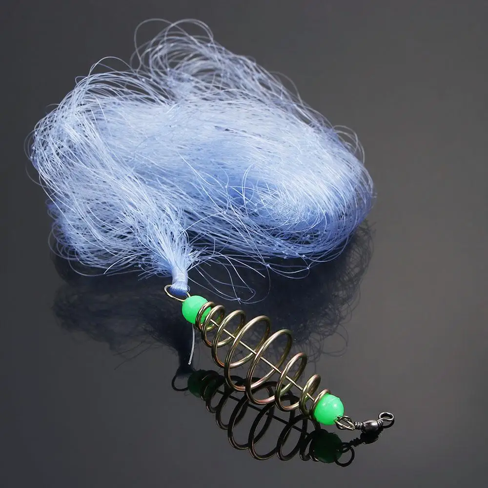 Aparejos de pesca para deportes al aire libre, red de pesca de cobre y nailon de varios tamaños, red luminosa, trampas de pesca para zapatos de primavera - imagen 3