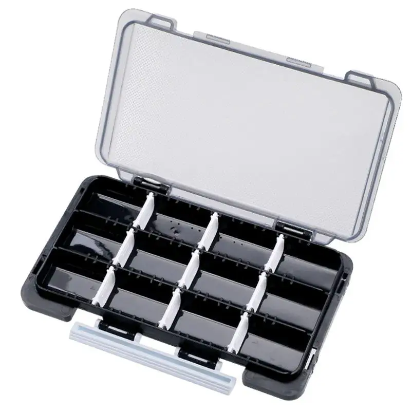 Caja de pesca portátil con accesorios y anzuelos para carpa