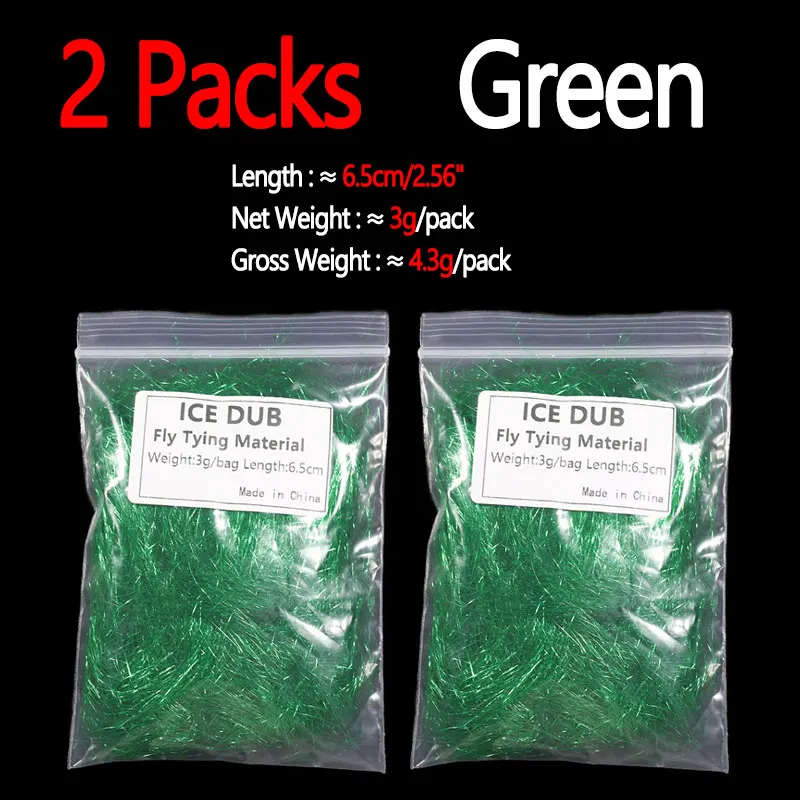 2 packs Green