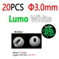 20pcs 3.0mm White