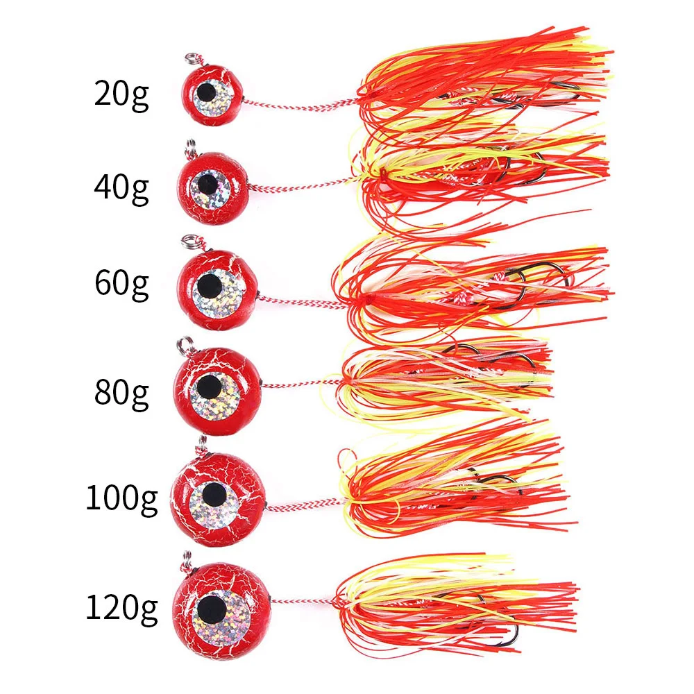 20-120g Tenya Tairaba Madai Jig señuelo de pesca Kabura plantillas de agua salada falda de goma cebo Artificial pesca de lubina Billfish Wahoo Mahi - imagen 4