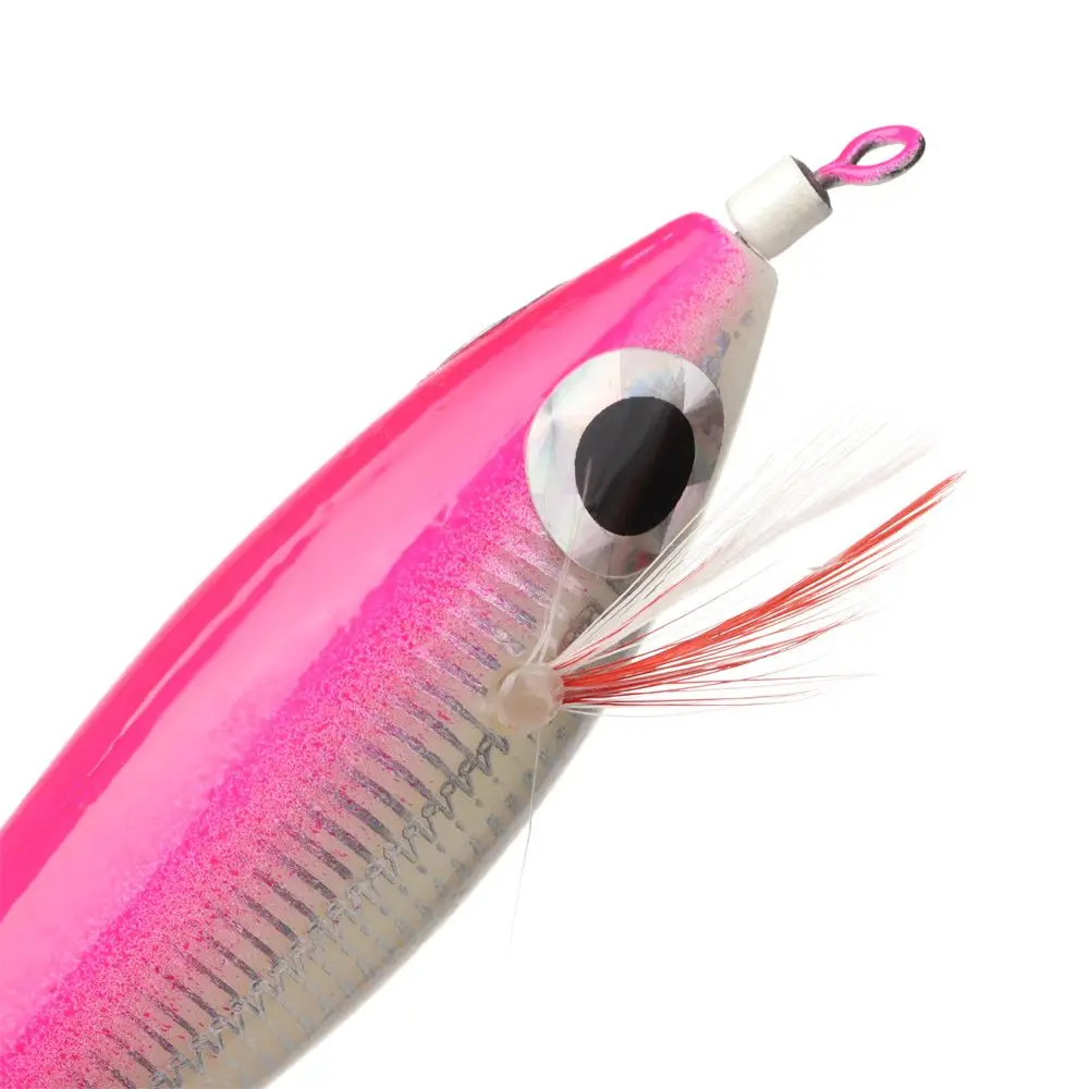 Señuelos flotantes de madera para camarones, plantillas artificiales, cebo de pulpo, anzuelo de calamar, aparejos de pesca luminosos, pesca en el mar, 10g - imagen 5