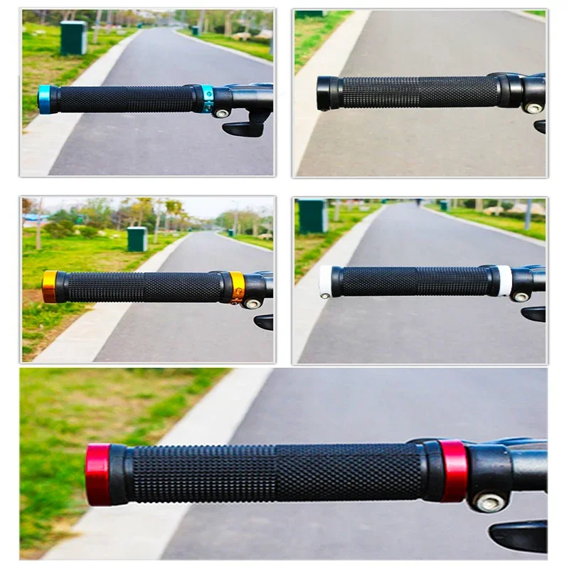 Manillar de bicicleta antideslizante, cubierta universal para mango de bicicleta de montaña, cubierta antideslizante de aleación de aluminio, accesorios para montar - imagen 4