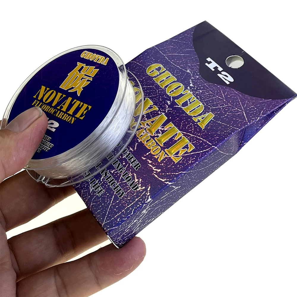 GHOTDA 50M 100% línea de pesca de fluorocarbono línea de fibra de carbono importada de Japón 1,28-13,49 kg línea de hundimiento monofilamento pesca en el mar - imagen 5