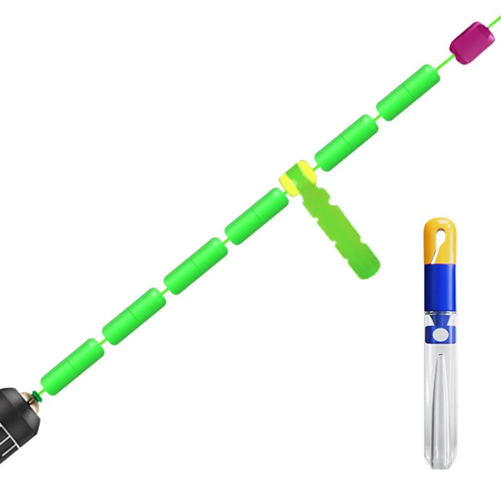 10 Uds flotador de pesca asiento desmontable Anti nudo flotadores de pesca resto portátil rotación de silicona cambio rápido soporte de Bobbers de pesca - imagen 5