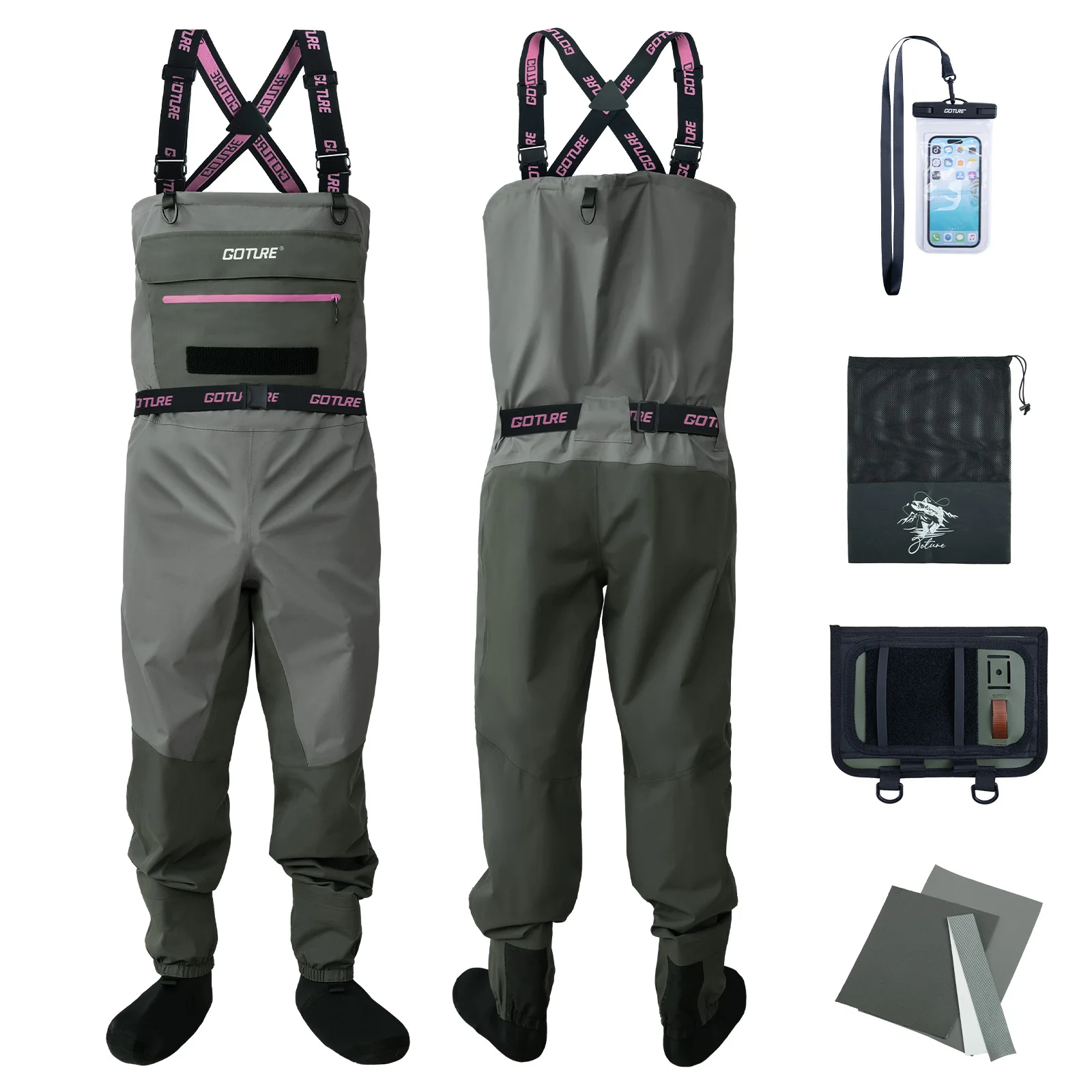 Goture Vadeadores Pesca Multicapa Mujer Impermeables Neopreno