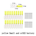 yellow S and battery