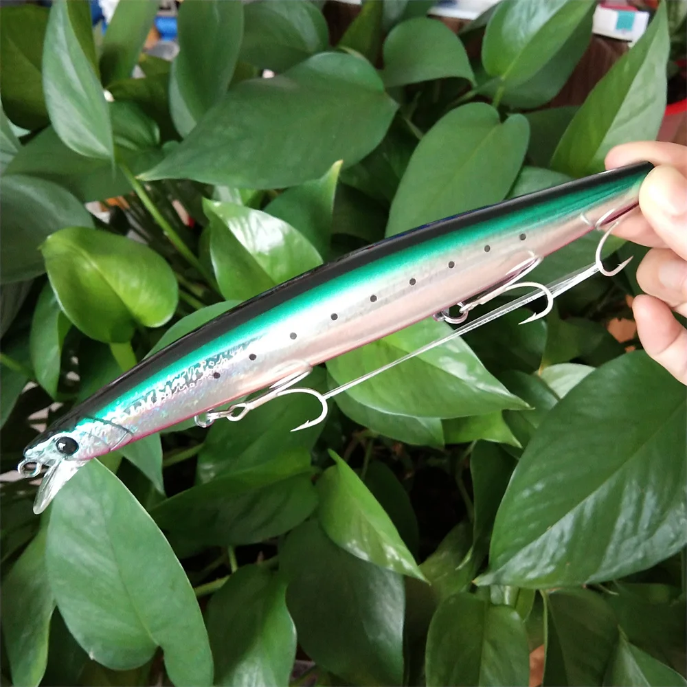 TSURINOYA-señuelo de pesca de agua salada, 4 piezas, 173mm, 6,81 pulgadas, 37,5g, 173F, Ultra largo, piscardo flotante - imagen 4