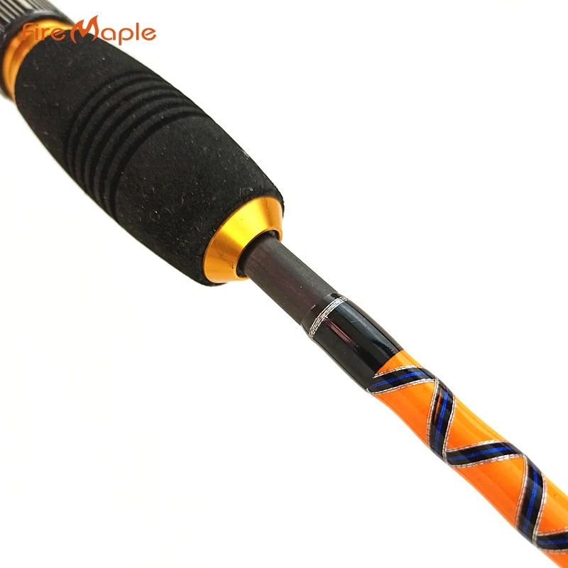 Caña de pescar de pulpo de Punta Súper suave, 1,55 m, 1,7 m, 5 pies, caña de jigging lento, naranja, muy sensible, caña de fundición para barco de caza - imagen 4