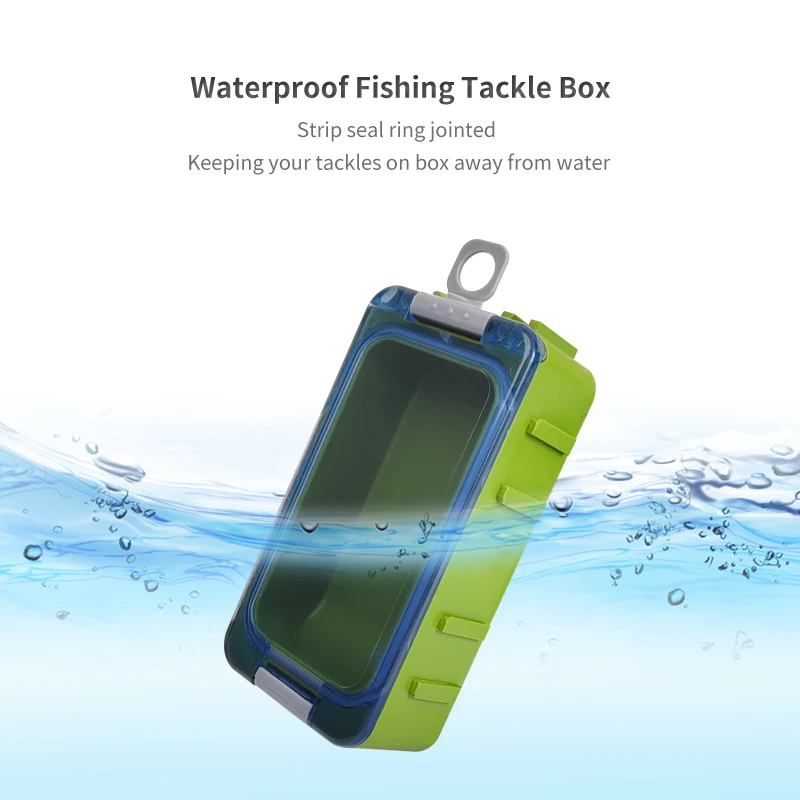 Minicaja de pesca de 3 piezas, caja de almacenamiento de accesorios de plástico, organizador de anzuelos, contenedor de cebo, estuche de herramientas de carpa con luz - imagen 5