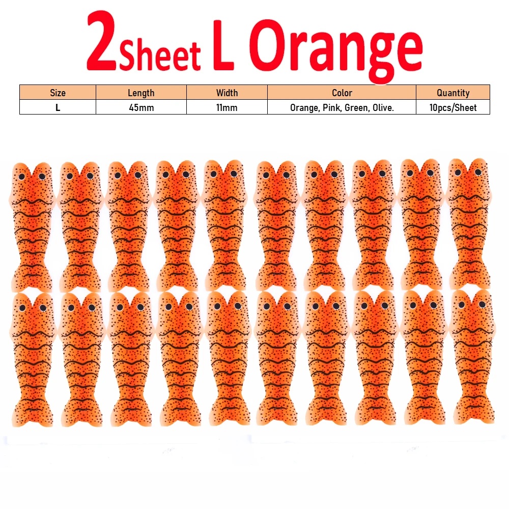 2 pack Orange L