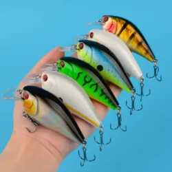 Señuelos flotantes Wobblers para lubina y trucha