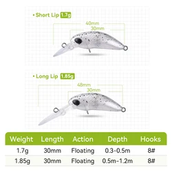 Kingdom Micro Expert – Crankbait flotante sonoro 30mm