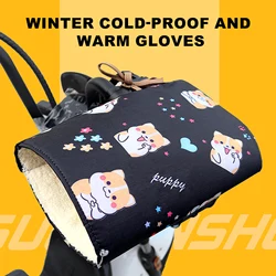 Guantes impermeables térmicos antiviento para moto y bicicleta