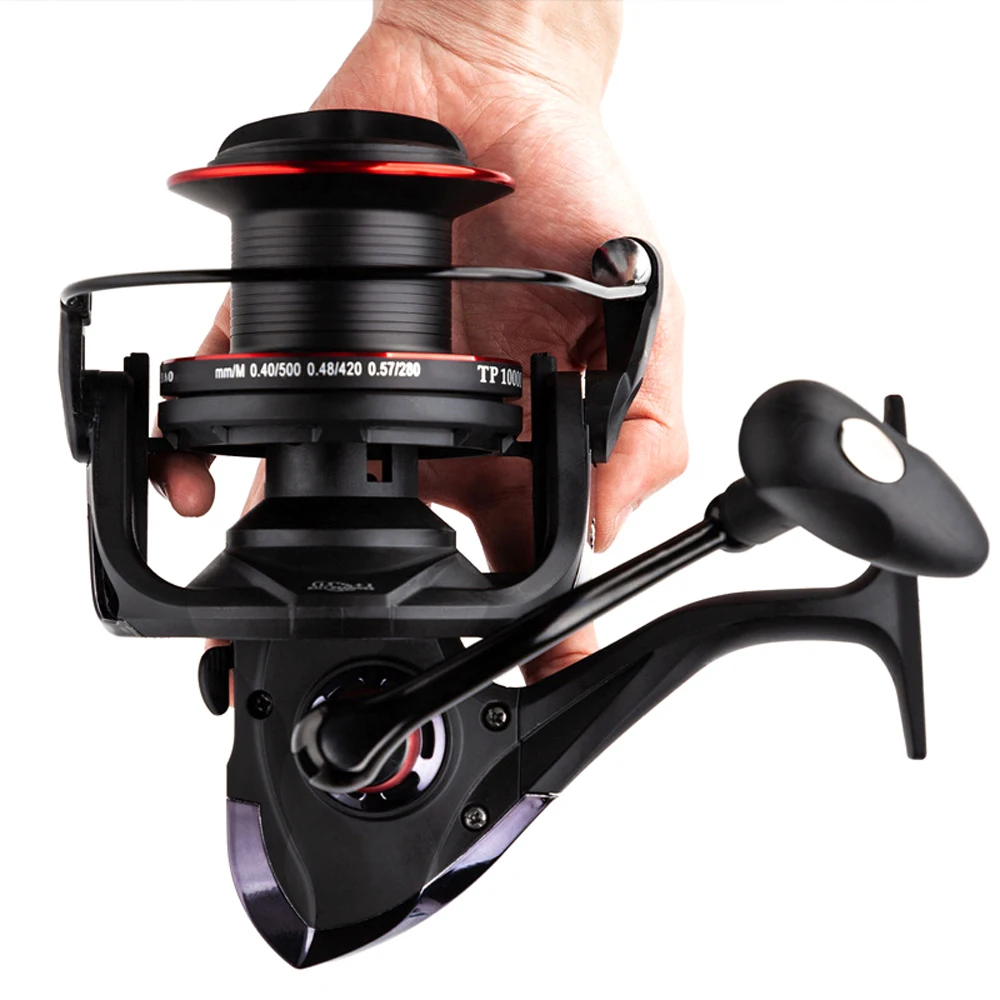 Caña de pescar telescópica de fibra de carbono de 2,4 m-5,4 m, conjunto combinado de carrete, carretes giratorios de caña de mar de lanzamiento largo para carpa, roca súper dura - imagen 5