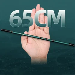 Caña de pescar multifunción telescópica de carbono de 2,7 m/3,6 m/4,5 m/5,4 m/6,3 m/7,2 m, caña de pescar giratoria portátil para viaje, aparejos de pesca