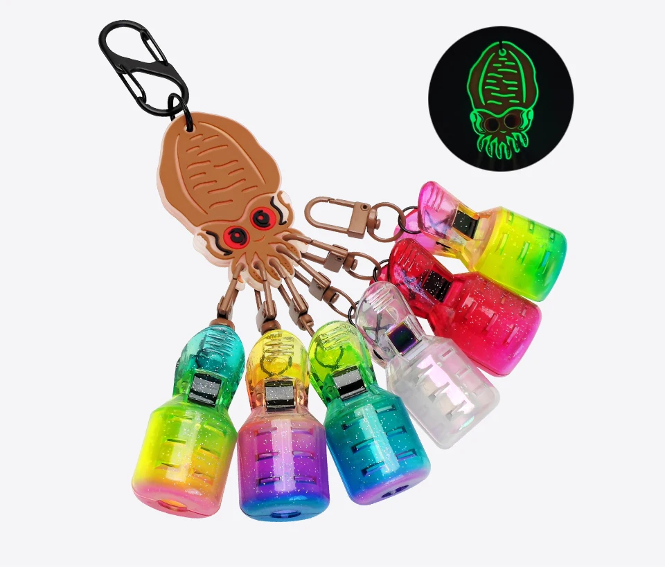 Protectores coloridos para calamar jig tamaño L