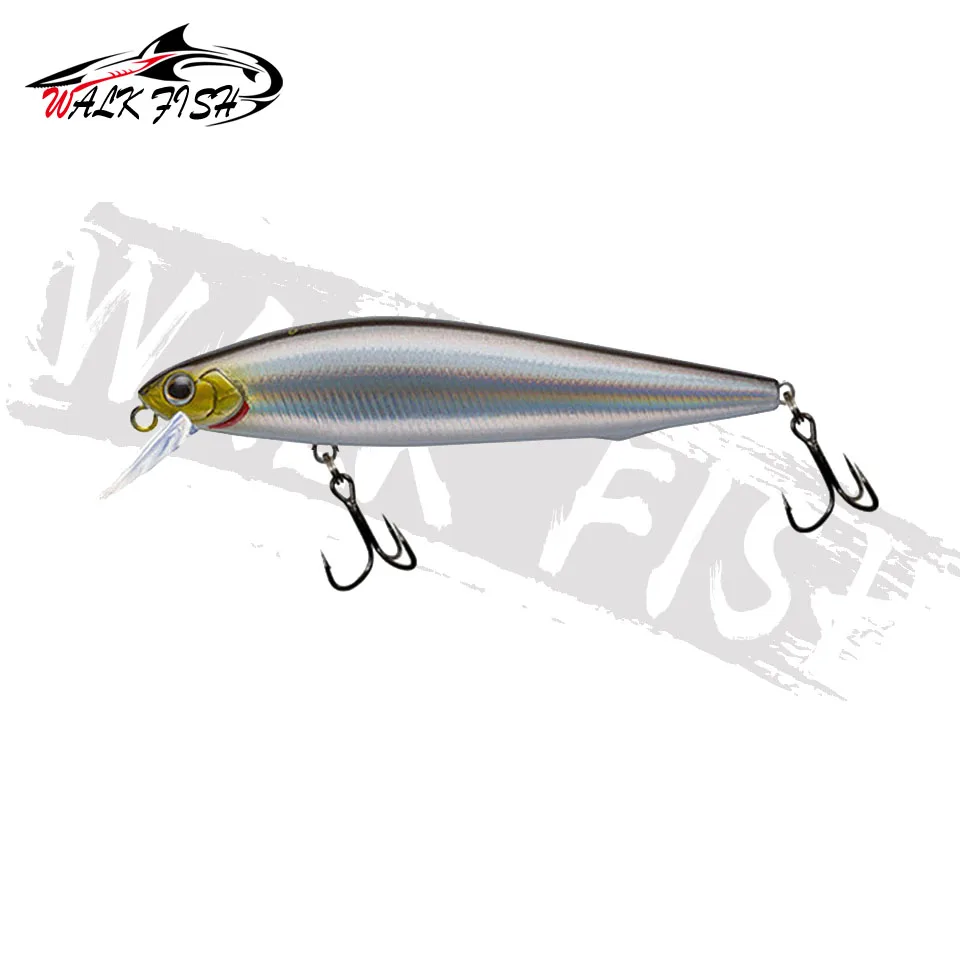 WALK FISH-señuelo de Pesca Jerkbait, sistema de equilibrio de gravedad, cebo duro, Wobbler manivela, buceo lento, Swimbait, 5-14g - imagen 3